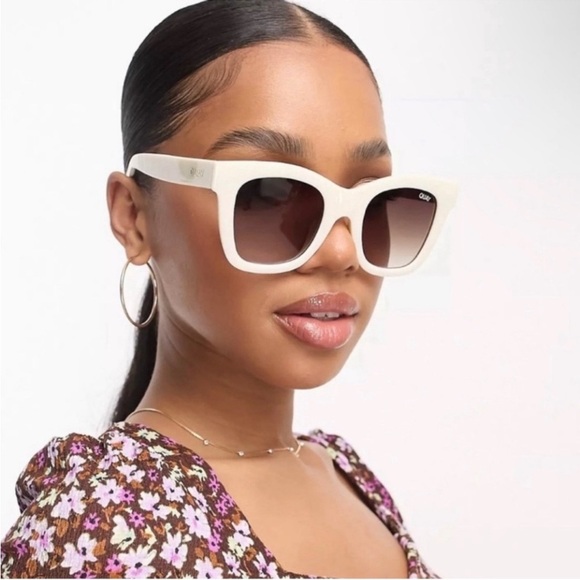 Quay AFTER HOURS Bone / Tortoise Polarized Sunglasses NWT - Picture 8 of 8